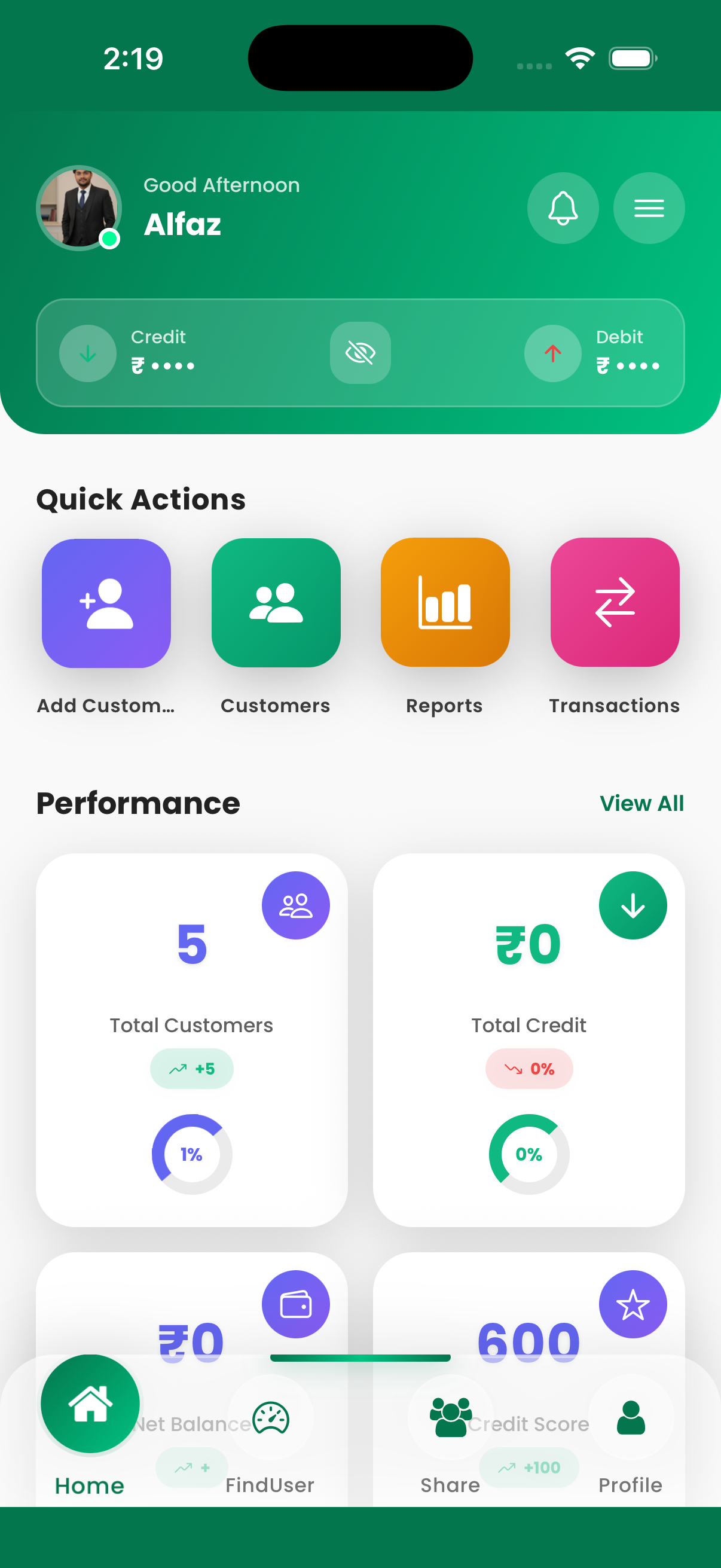 Paylap Score Dashboard