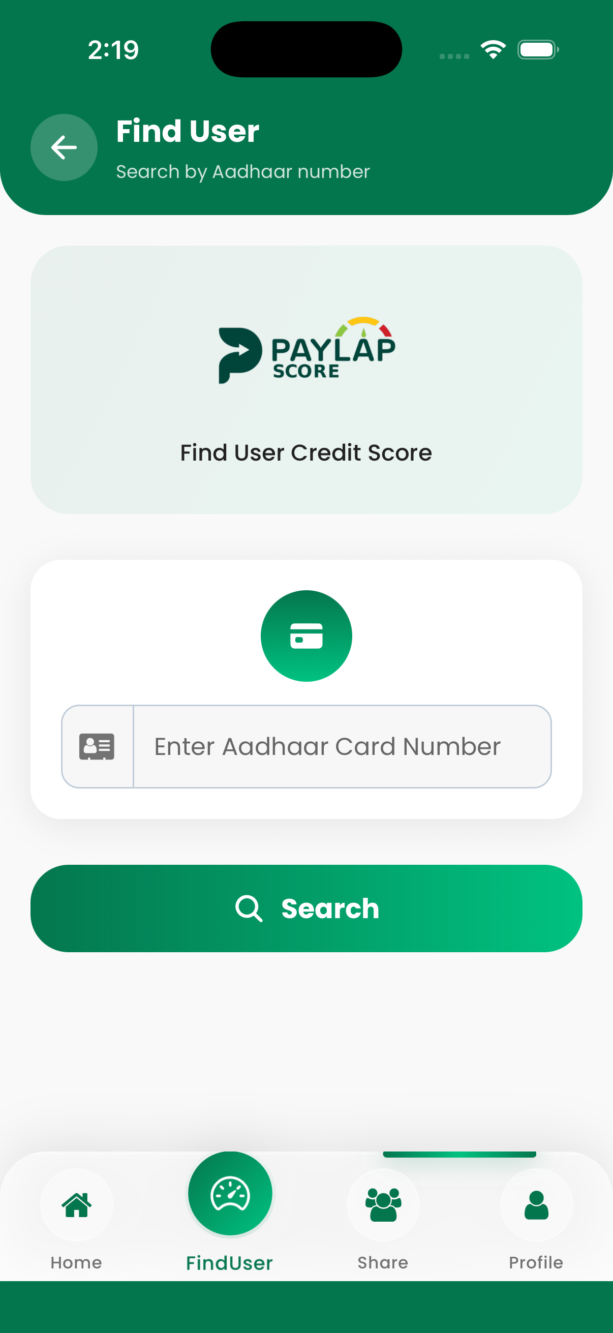 Find Credit Score